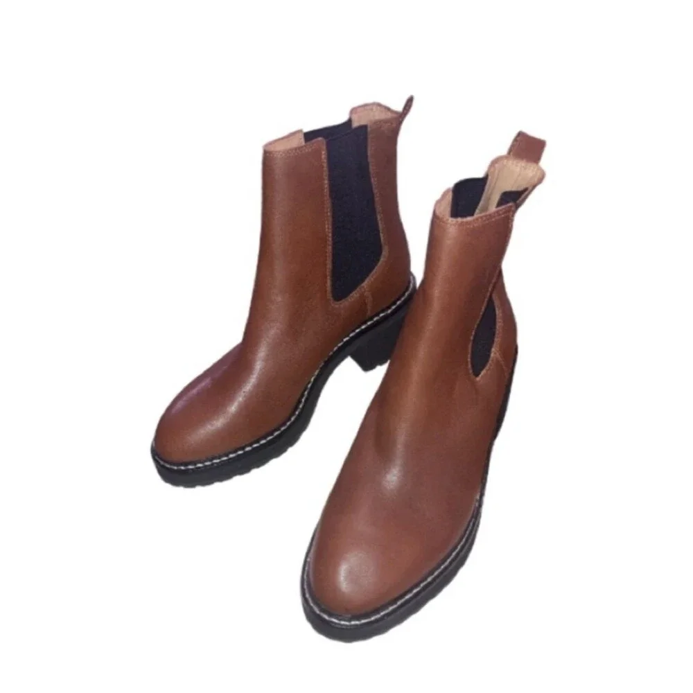 Madewell New The Carina Platform Chelsea Boot Size 9